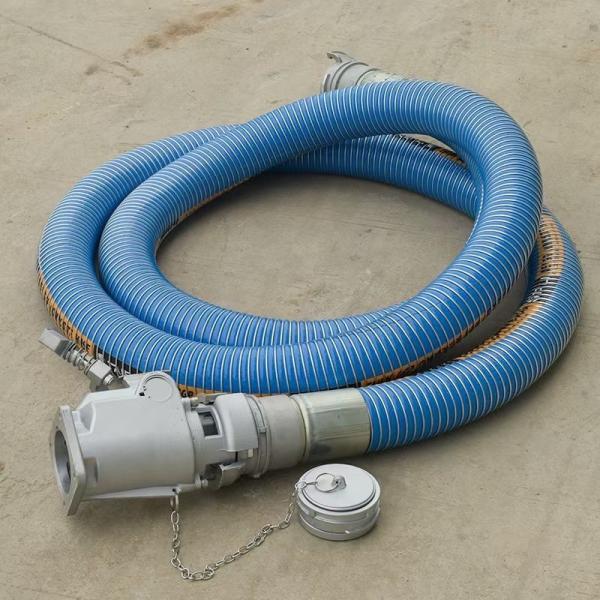 Oil Suction Hose for Ambient Temperature 3 Inch 4 Inch 5 Inch Spiral Steel Wire Composite Hose at Oil Station