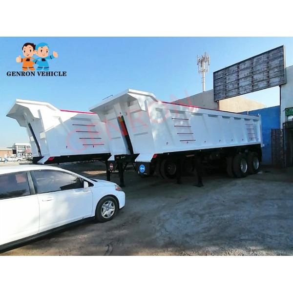 9.5M Bogie Suspension Dump Semi Trailers End Dump Semi Trailer