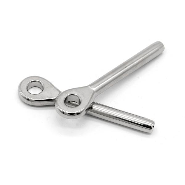 Wire Rope Accessories Ship Marine Forged Eye Terminal 316 Stainless Steel
