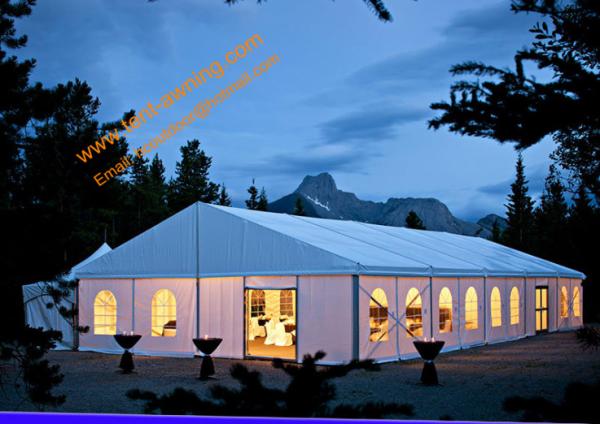 100km/hr Windproof Outdoor Party Wedding Tent  Aluminum Structure Fire Retardant Marquees
