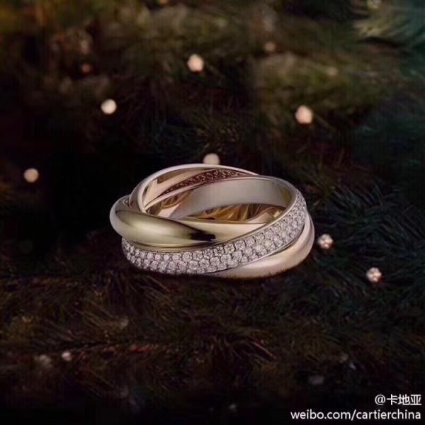 3in1 925 Sterling Silver Rings 18K Gold Micro Zirconia Inlay for Wedding