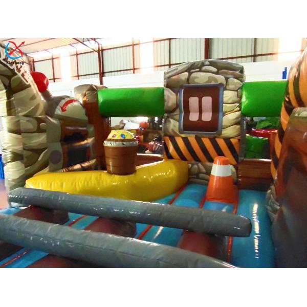 Commercial Inflatable Bouncy Forest Themed Castle House Combination