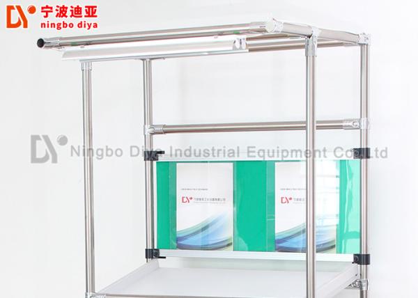Fire Resistant Production Industries Workbench With Stainless Steel Lean Tube