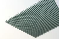 Energy Saving Polycarbonate Twin Wall Roofing Sheets , Polycarbonate Plastic Panels 2.1m