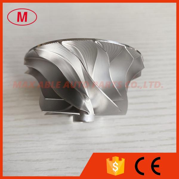 RHF5 48.75/67.50mm 7+7 blades point milling turbo turbocharger aluminum 2618/milling/billet compressor wheel
