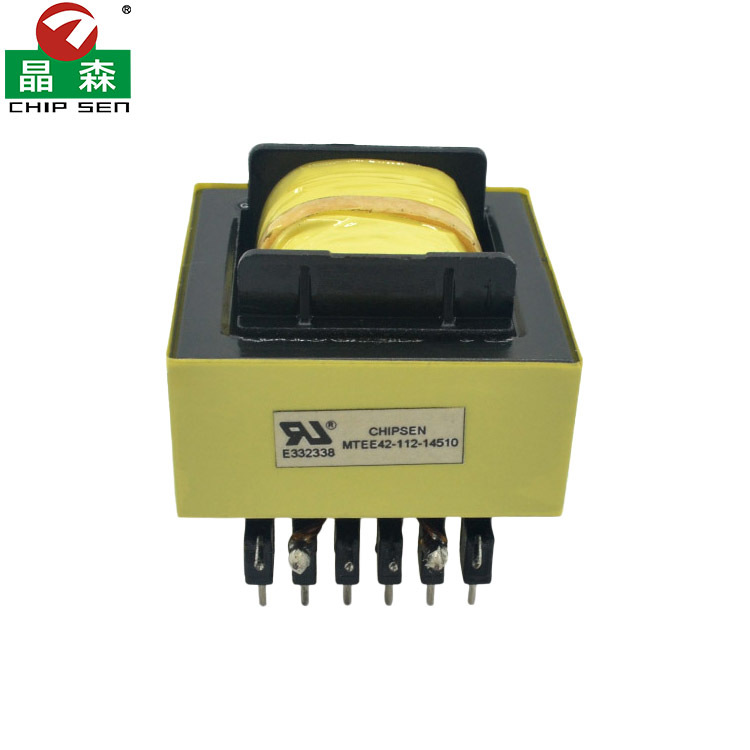 Horizontal Vertical EE42 High Frequency Transformer For Industrial Solar Inverter