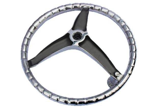 Great Comfort Marine Steering Wheel , Corrosion Resistant Ship Steering Wheel