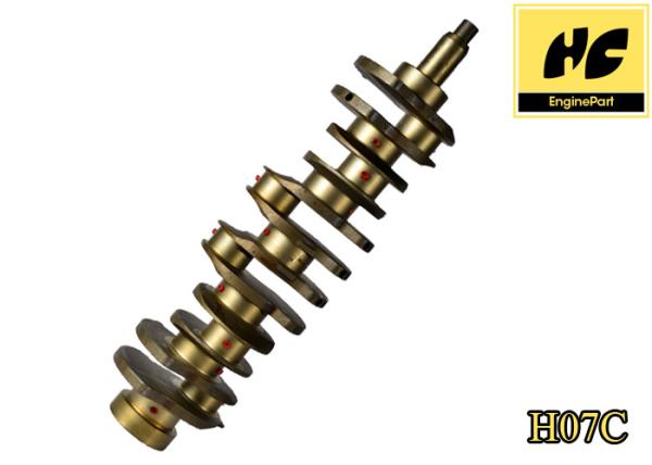 Stable Car Engine Spare Parts Hino H07C 134001583 Casting Iron Crankshaft