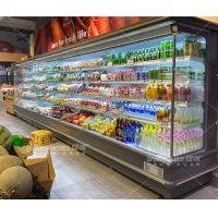 Réfrigérateur commercial de produits alimentaires, refroidisseur à écran ouvert pour le refroidissement dans les entreprises