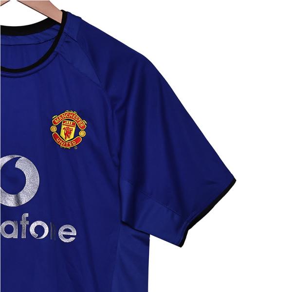 Manchester United 2002-2003 Season Retro Second Away Jersey Fans Nostalgic Style