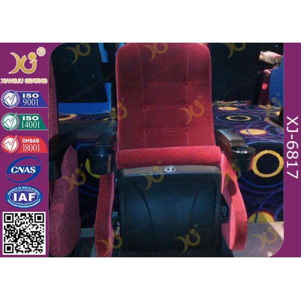 IMAX Cinema Powder Coated Movie Theater Chairs With Popcorn Holder