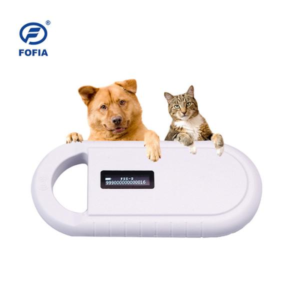 Popular Microchip RFID Reader With Rechargeable Battery 134.2khz Read 15 Digit ID