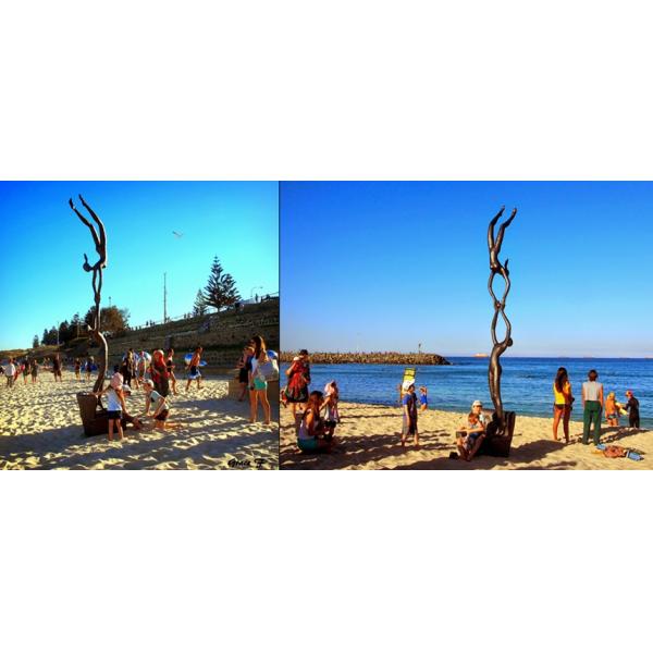 Скульптура из бронзы, скульптура любви, скульптура литья, австралийский художник Аяд