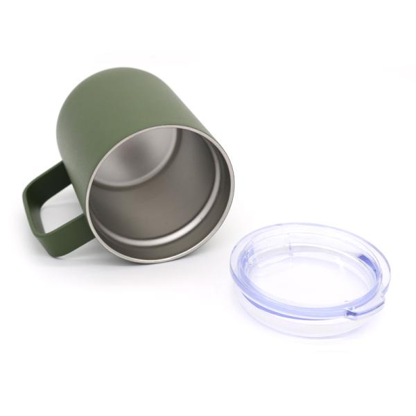 400ml Unique Coffee Mugs Classic Stainless Steel Coffee Mug With Lid