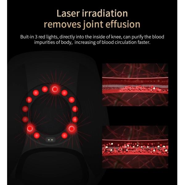 Вибрируя терапия 5V 2A света СИД совместного ультракрасного Massager колена красная