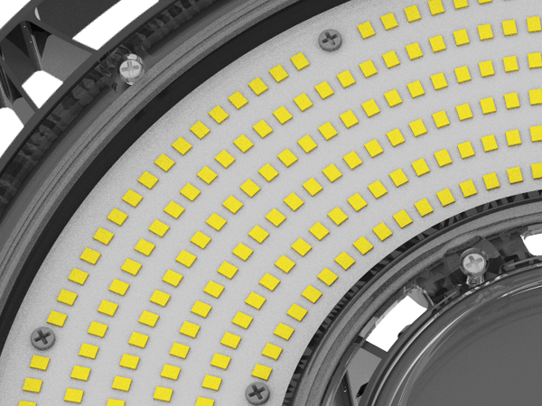 AC100~240V UFO LED High Bay Light Die Cast Aluminum IP65 LUMILEDS Light Source 50/60Hz