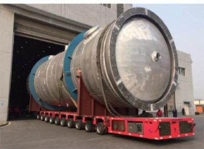 Tensile Steel Trailer SPMT With Cross Arm Type Suspension Systems In Customized Size