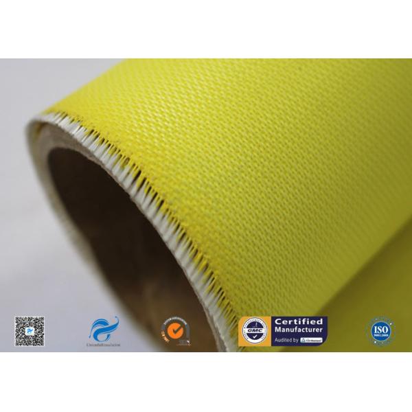 530g Yellow Silicone Coated Fiberglass Fabric With High Temperature Resistance
