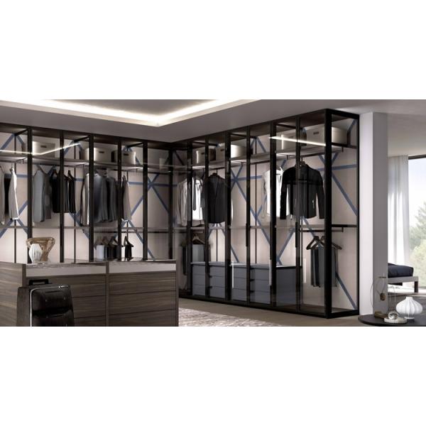 Bedroom Furniture Pole System Walk In Open Style Big Wardrobe Closets