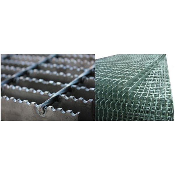 Metal Building Material Serrated Steel Grating Anti Slip Black Spray Paint