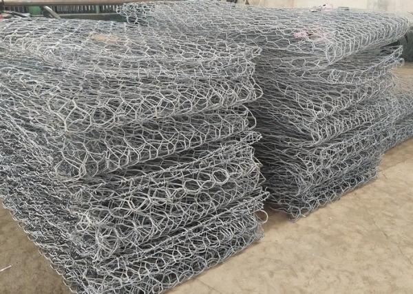 Hot Dipped Galvanized Woven Hexagonal Wire Mesh Gabion Basket 2.0-4.0mm Wire Guage for Erosion Control Project
