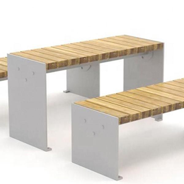 Métal contemporain des meubles 180cm et Tableau en bois de jardin