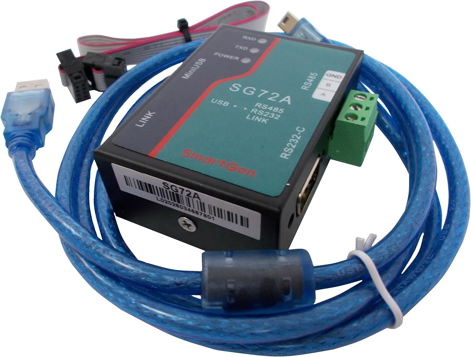 SMARTGEN SG72A 5A ABS Diesel PC Adapter USB to RS232/RS485 Generator Parts & Accessories