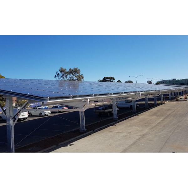 Солнечная электростанция Carport Anodized Q235 Солнечная стальная система Carport для рынка