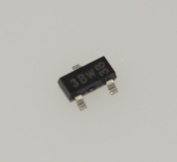 BC856B PNP General Purpose Transistor 65V 100mA SOT-23 Package Low Noise High Current Gain 200-450 250MHz Frequency Complementary to BC846B, RoHS Compliant Tape & Reel