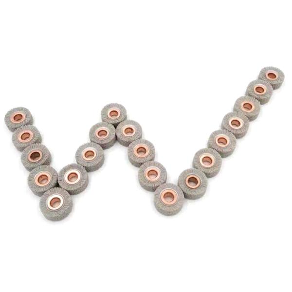 High Performance 32mm OD Aluminium Oxide Abrasive Nylon Ringlock Brush