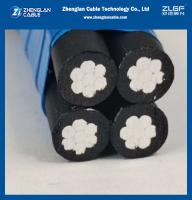 Overhead Insulated Aluminium Conductor 4X16 4X25 4X35 4X50 mm2 4 Cores Low Voltage Aerial Bundled ABC Cable