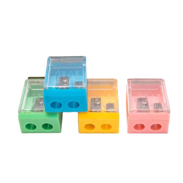 Colorful 22mm Double Hole Sharpener ODM SJ 0288 3