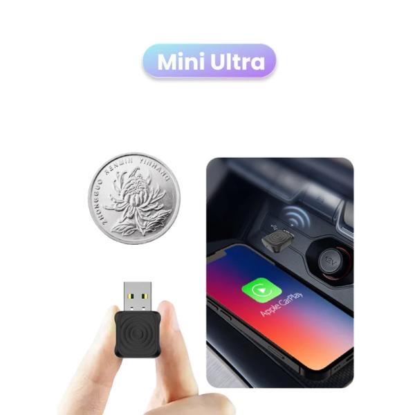 Bluetooth Version 5.4 Carlinkit Ultra Wireless Carplay Adapter for iPhone and Android
