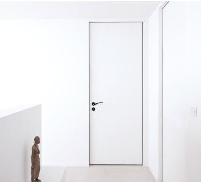 Aluminum Frame HPL hidden door solution system for modern house
