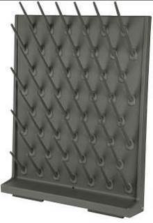 Single Sided Lab Glassware Rack Heavy Duty Polypropylene Lab Drying Rack