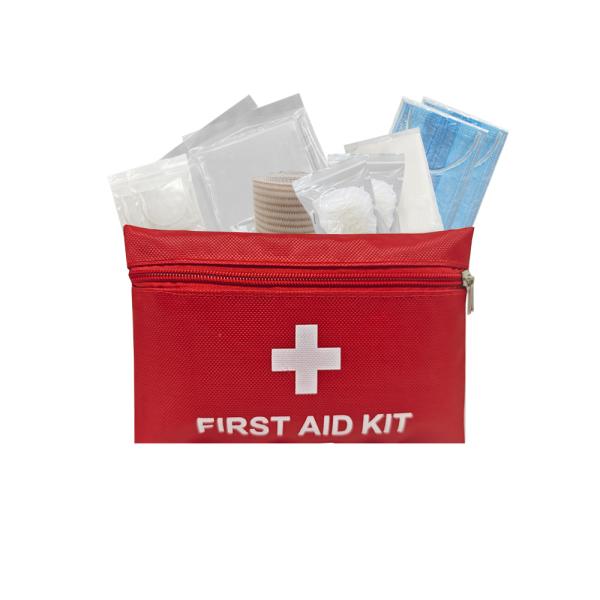First Aid Training Kit with Emergency Medical Supplies Including Triangular Bandage and CPR Accessory Accessories