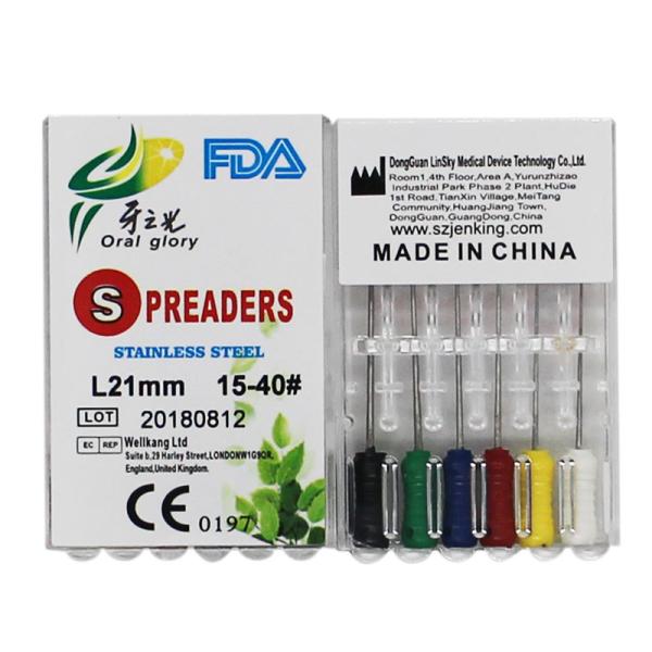 Dental Endodontic Hand Files , Stainless Steel Flexible Root Canal Instruments