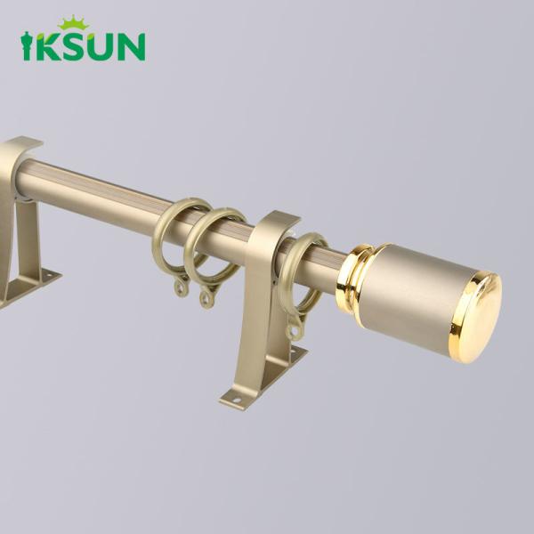 Metal Aluminium Window Curtain Rod Accessories Poles Shower Curtain Rod For Windows