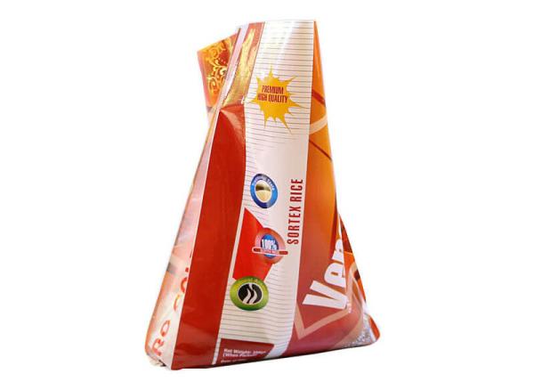 Tear Resistant Plastic Feed Bags , Red / Yellow Paddy Bopp Laminated PP Bags