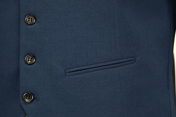 Excellent Workmanship Mens Tailored Dress Vest Navy Formal Person All Season