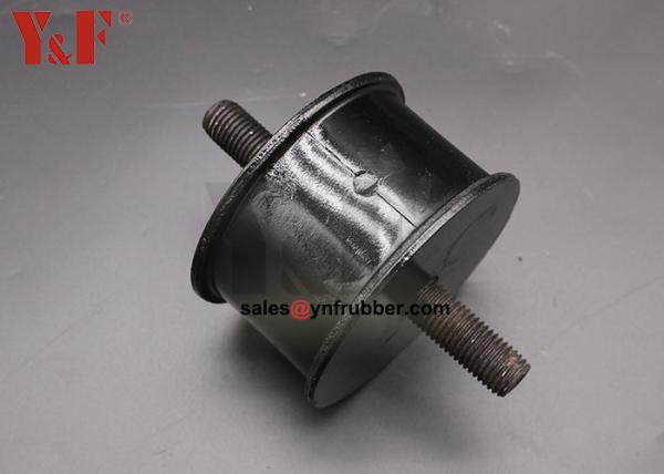 Female Cylindrical Bobbin Mounts Flexible Rubber Shock Absorber Mounts