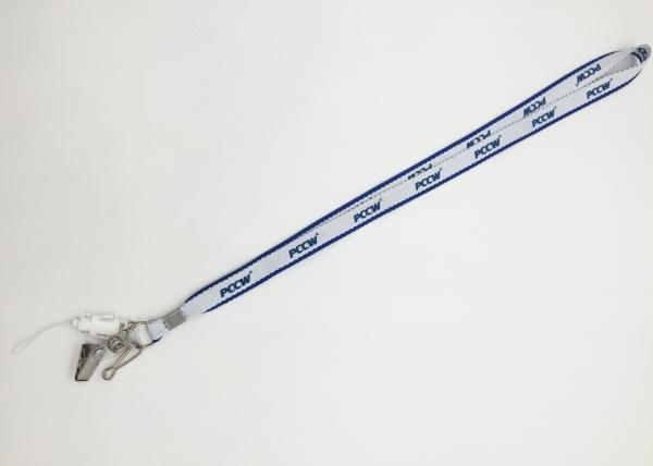 White color silk screen printing Lanyards with Fast Shipping for promotional gifts