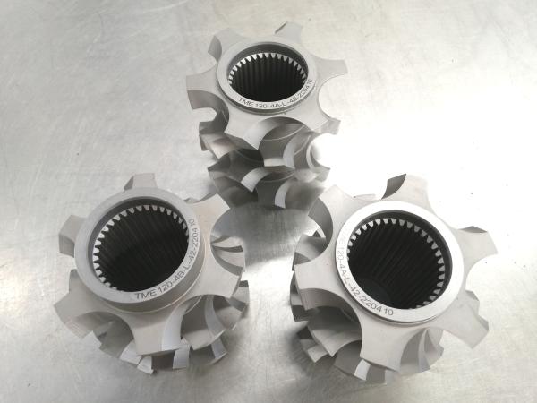 Model 110 Corrosion Resistance Extrusion Machine Parts Screw Elements Segments