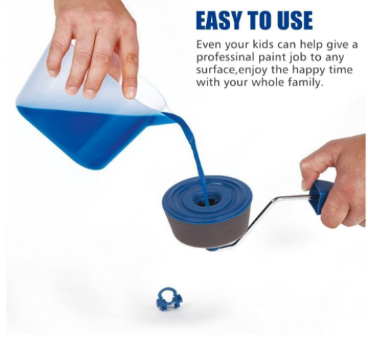 9pcs красят настенную живопись набора щетки ролика с щеткой бегуна краски