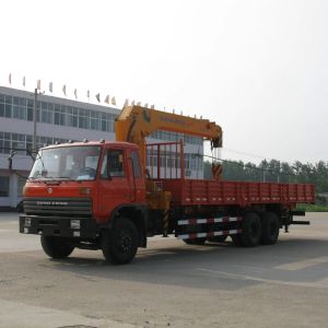 Dongfeng/HOWO/Foton/FAW 6*4 10ton Hoisting Truck Mounted with Hydraulic Straight 4-Arm Telescopic Boom Crane