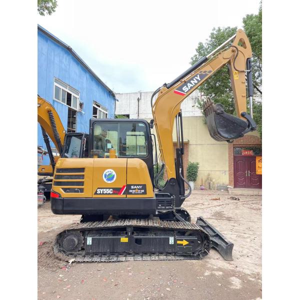 Small Size Big Power SANY SY55C Mini Excavator with Original Hydraulic Cylinder