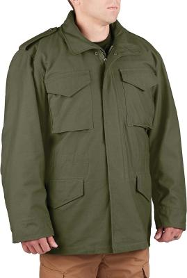 Olive en surplus de veste de champ M65 d'armée uniforme tactique véritable de combat