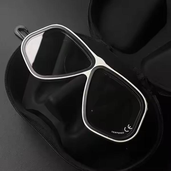 Aluminum Alloy Low Volume Freediving Mask Food grade liquid silicone