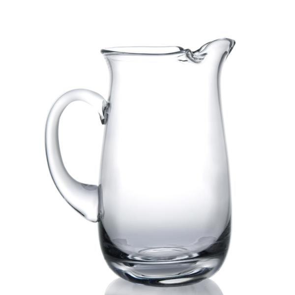 Factory Wholesale High Quality Transparent Glass Picther Water Jar with Handle