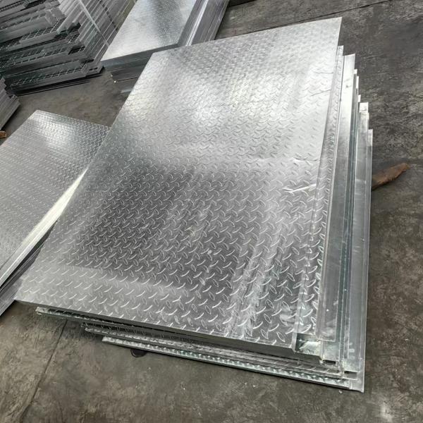 30 mm Pitch aço inoxidável Grelha de aço plano com placas galvanizadas de alumínio